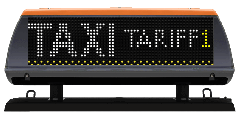 Pointguard's iToplight taxidaklamp kan dynamische prijzen tonen